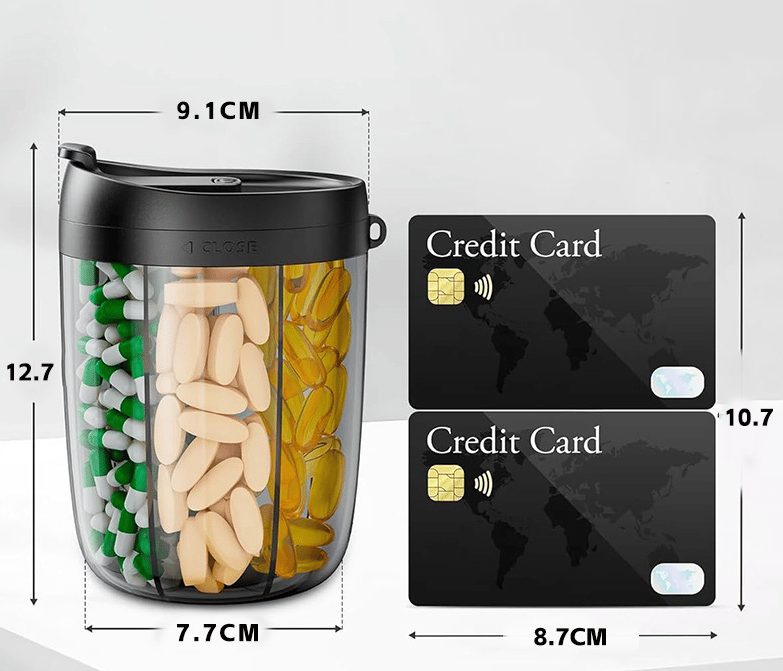 Lagringsboks med 6 rom – DailyCase | Luvikno
