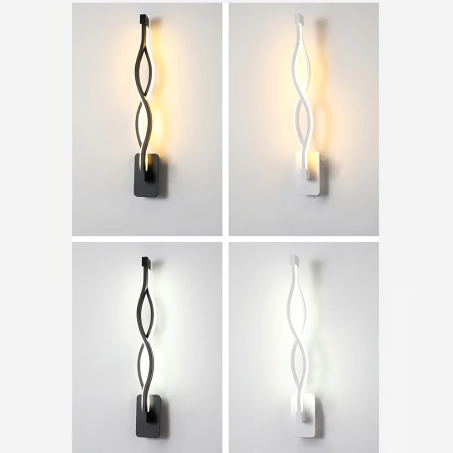 ÉclatHarmonieux – Elegant Vegglampe for en Avslappende Atmosfære Luvikno