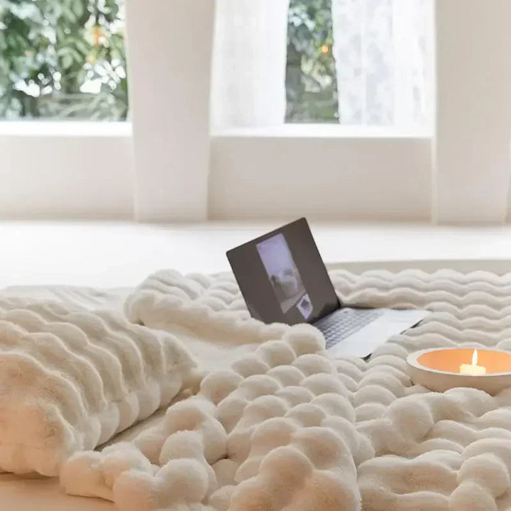 Luvikno | Reversibel SnuggleSoft fleece teppe Årlig varme
