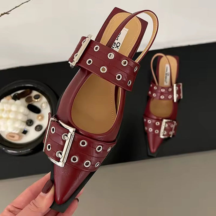 Luvik | Tyylikkäät Slingback Tasapohjaiset Kengät