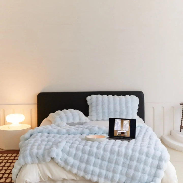 Luvikno | Reversibel SnuggleSoft fleece teppe Årlig varme