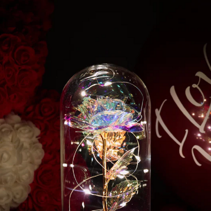 Glistening rose ornaments fortryller romantisk | Luvikno
