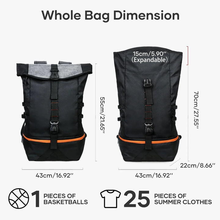 SportsPro – Stilfull 35L Ryggsekk for Eventyr Luvikno