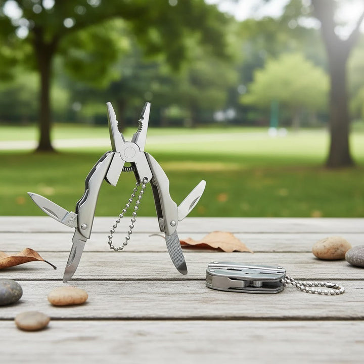 Stainless Edge EDC Multi-Tool Nødsituasjonsnøkkelring | Luvikno