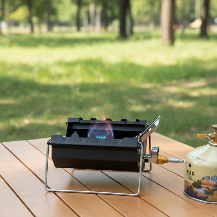 Quick-Fold Camping Gas Stove | Luvikno