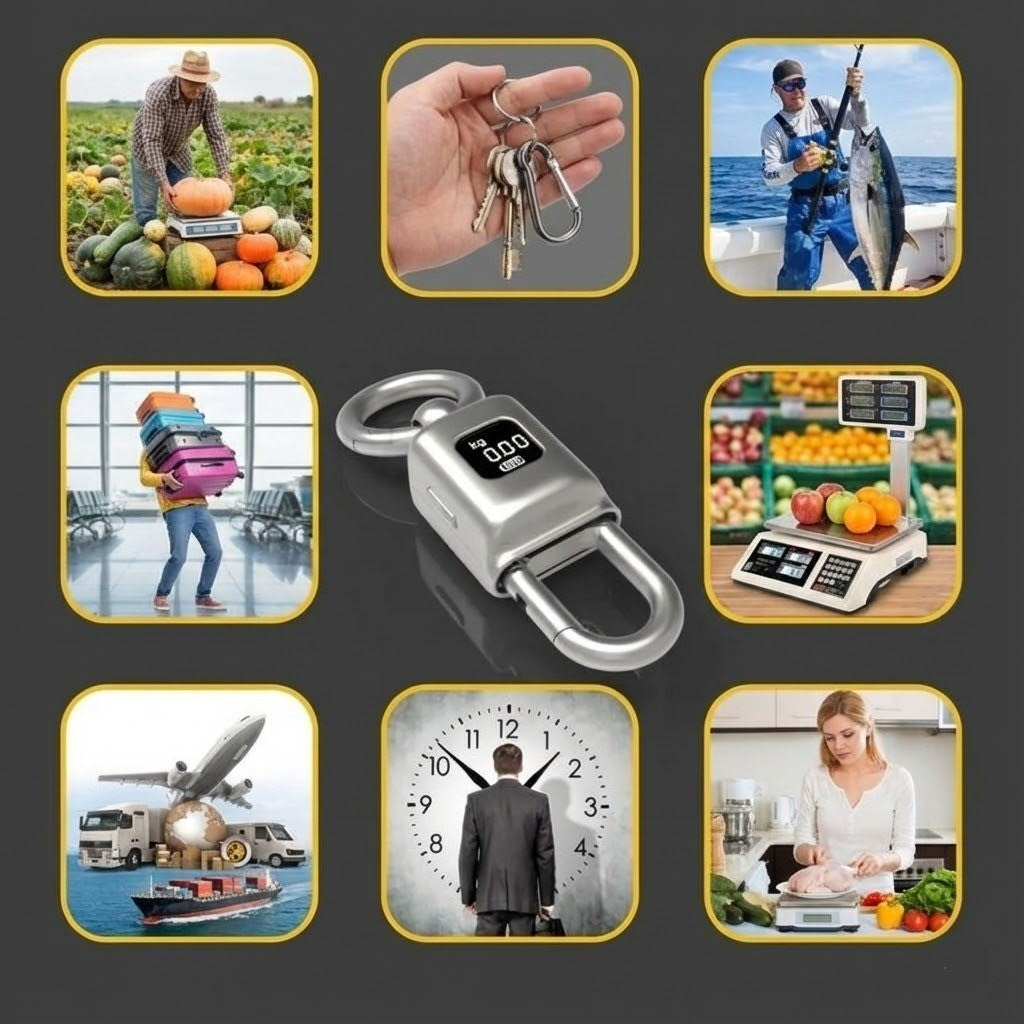 Pocket Size Keychain LCD Scale | Luvikno