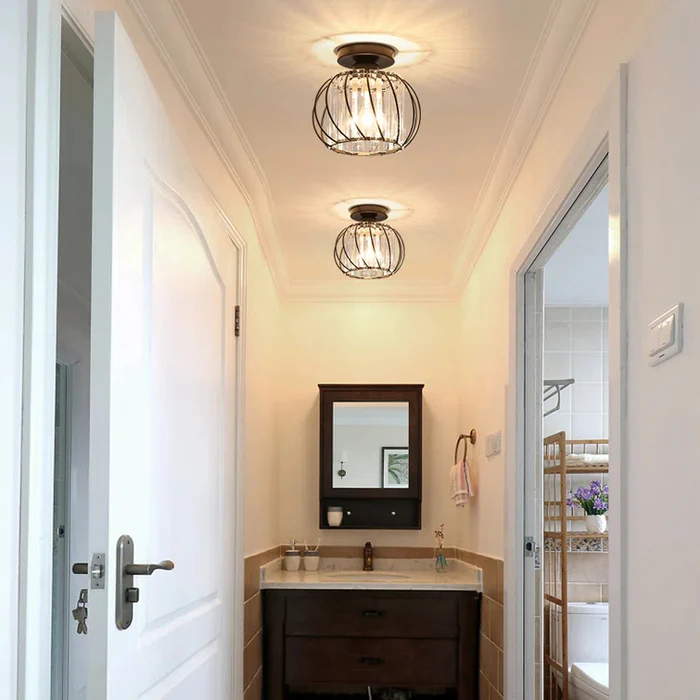 Pendellampe svart glass kule taklampe Luvikno