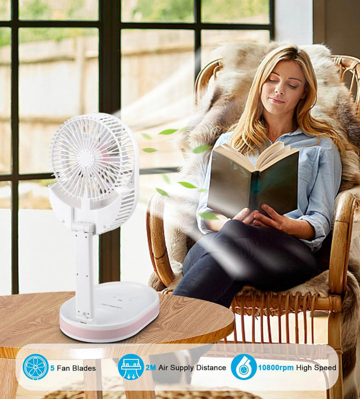 MULTI-FUNCTION FOLDING FAN WITH LIGHT | Luvikno