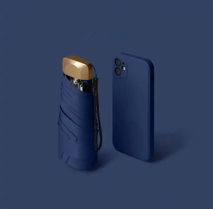 Mini Pocket Paraply UV Beskyttelse Kompakt | Luvikno