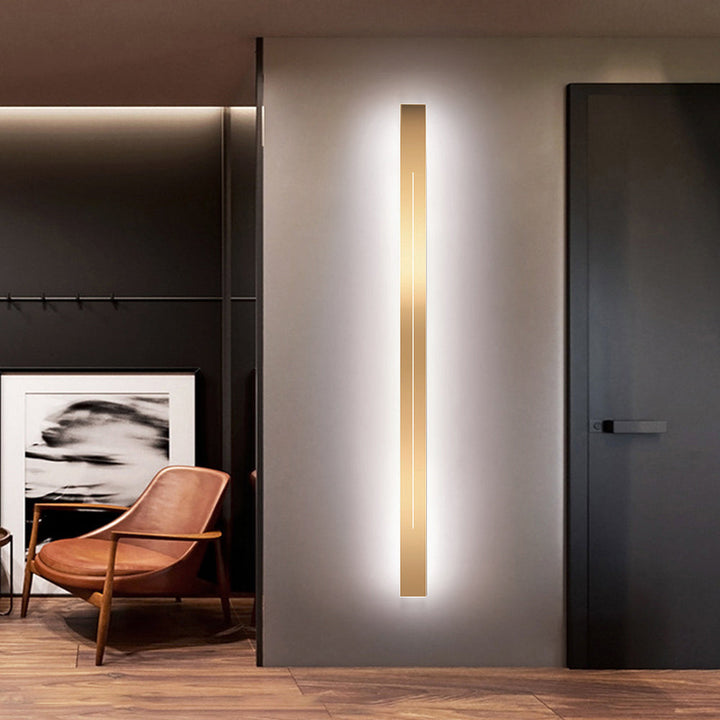 Moderne LED Vegglampe - LumièreGold | Luvikno