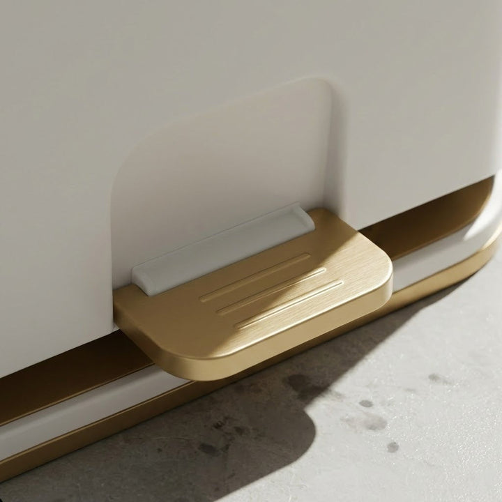 Easy-Clean Elegant Bathroom Trash Can | Luvikno