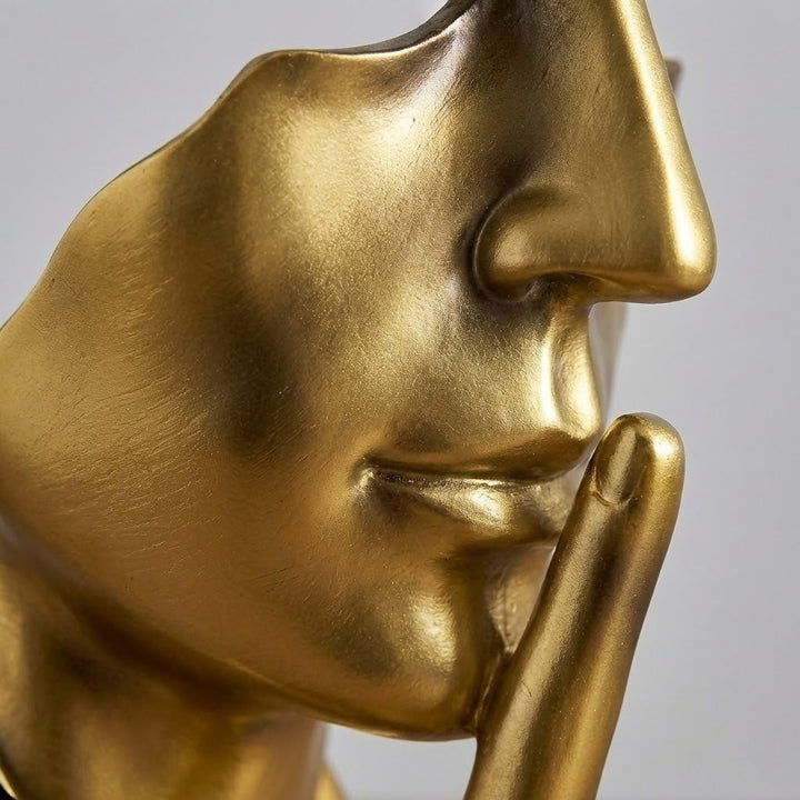 Silent Thinker Abstrakt Ansikt Hjem Dekor | Luvikno