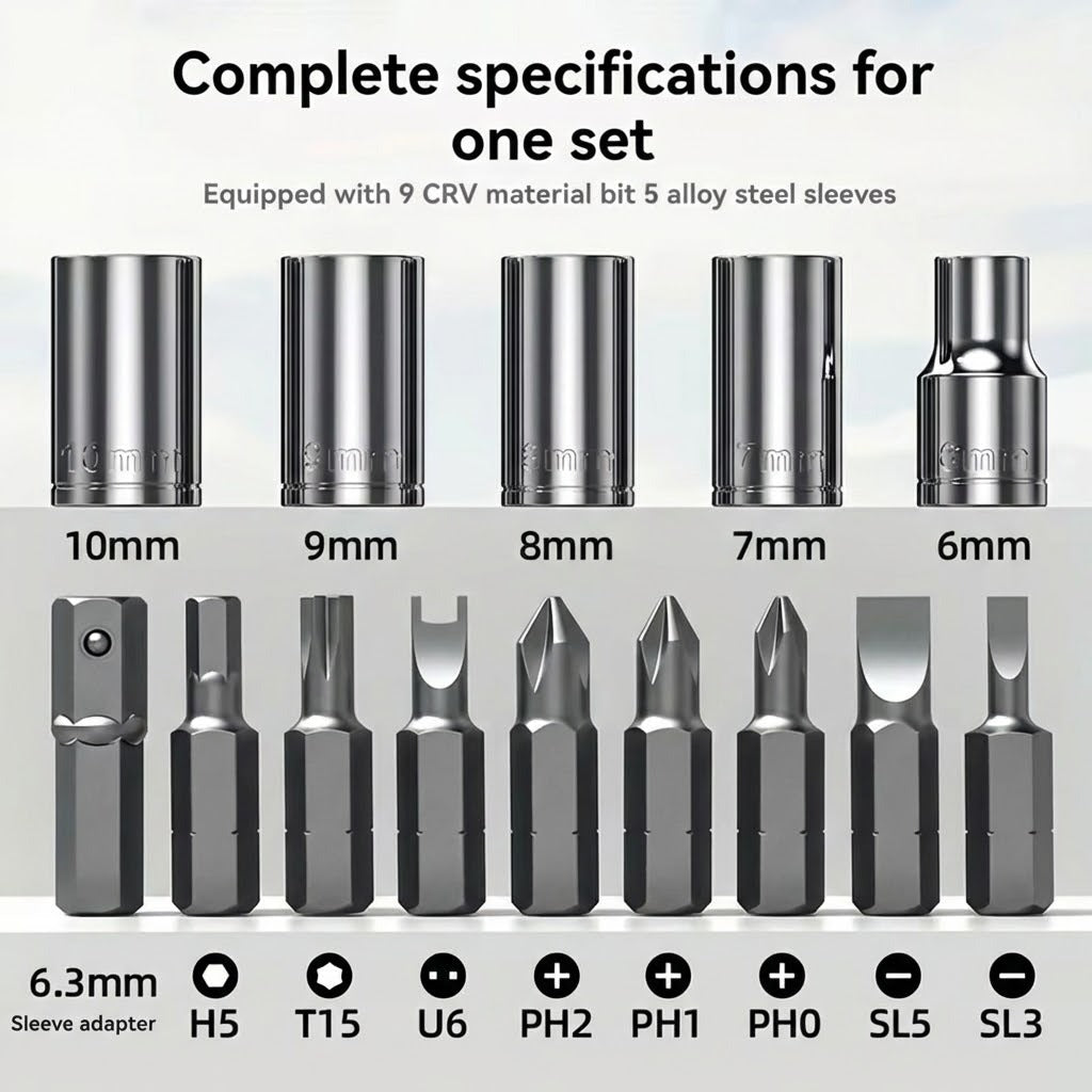 14in1 Multi Angle Ratchet Screwdriver Set | Luvikno
