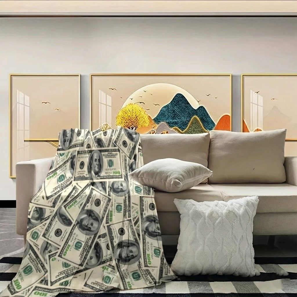 Morsom Penger Penger Myk Sofa Teppet | Luvikno