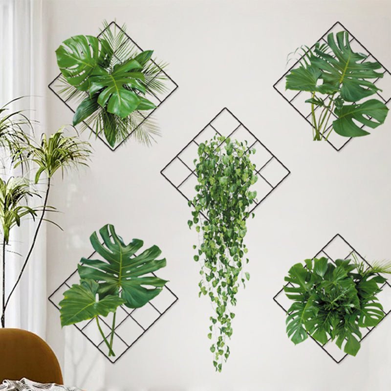 for planter illusjon av realistiske planter stilfullt dekorere | Luvikno