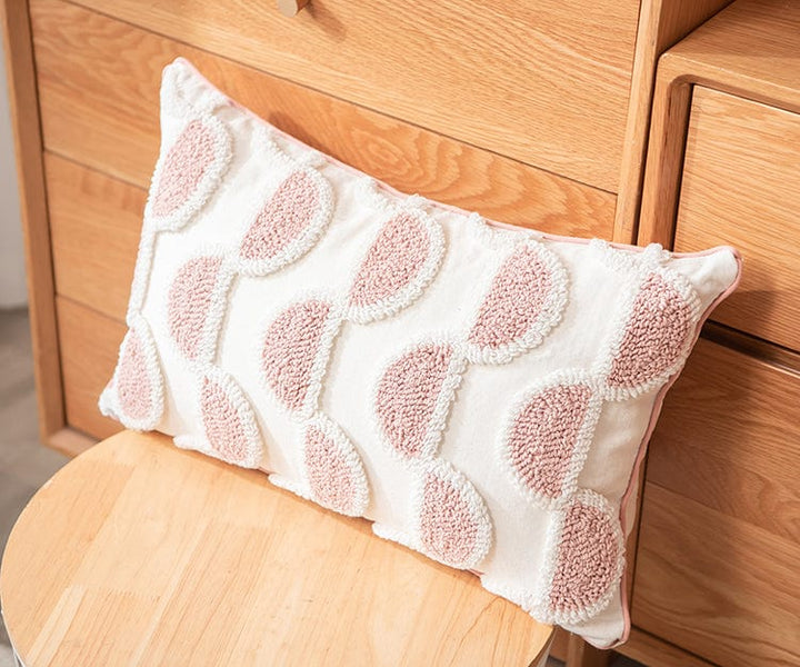 Abstract Loop-Tufted Pillow Luvikno