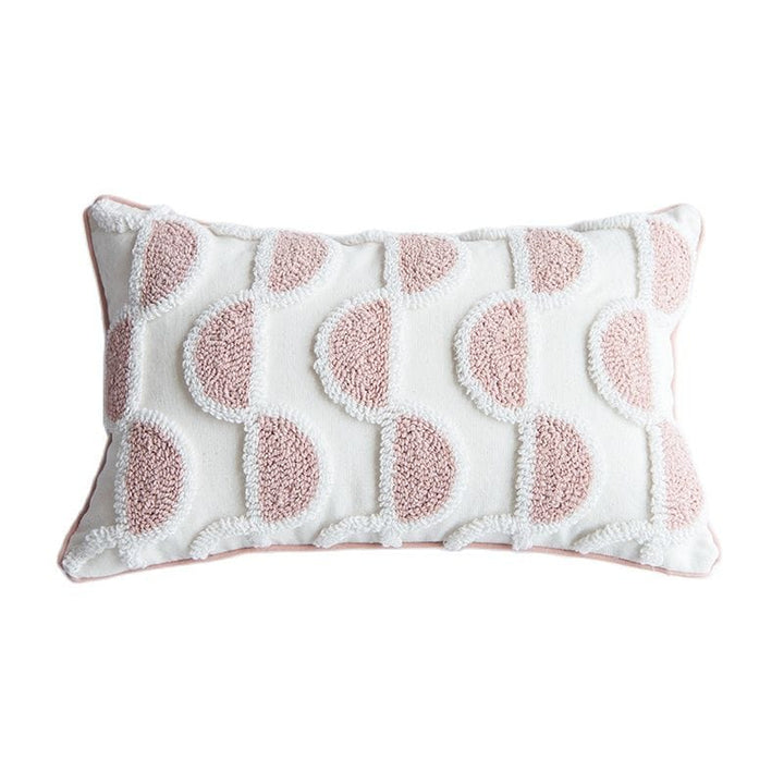 Abstract Loop-Tufted Pillow Luvikno