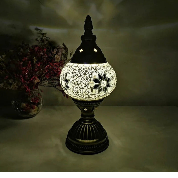 Mosaikk Fargerik Mønster Bordlampe Luvikno