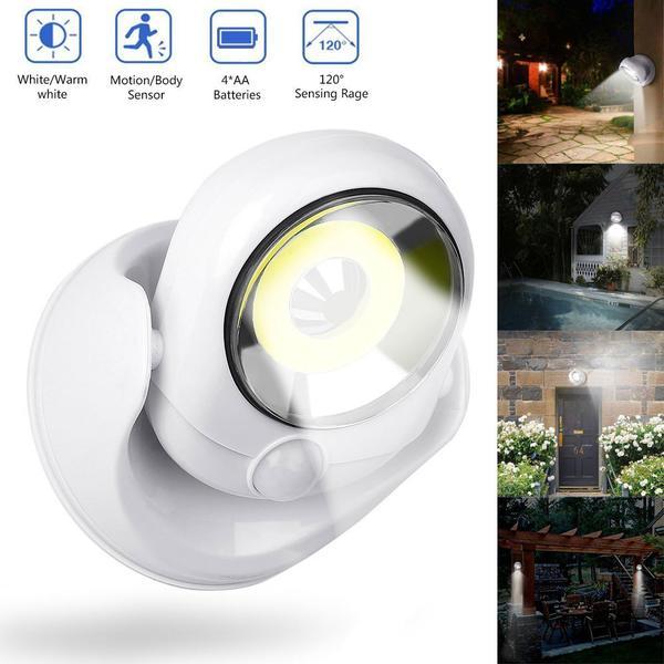 Luvikno | LED-lampe med bevegelsessensor – Ultra lys og energisparende