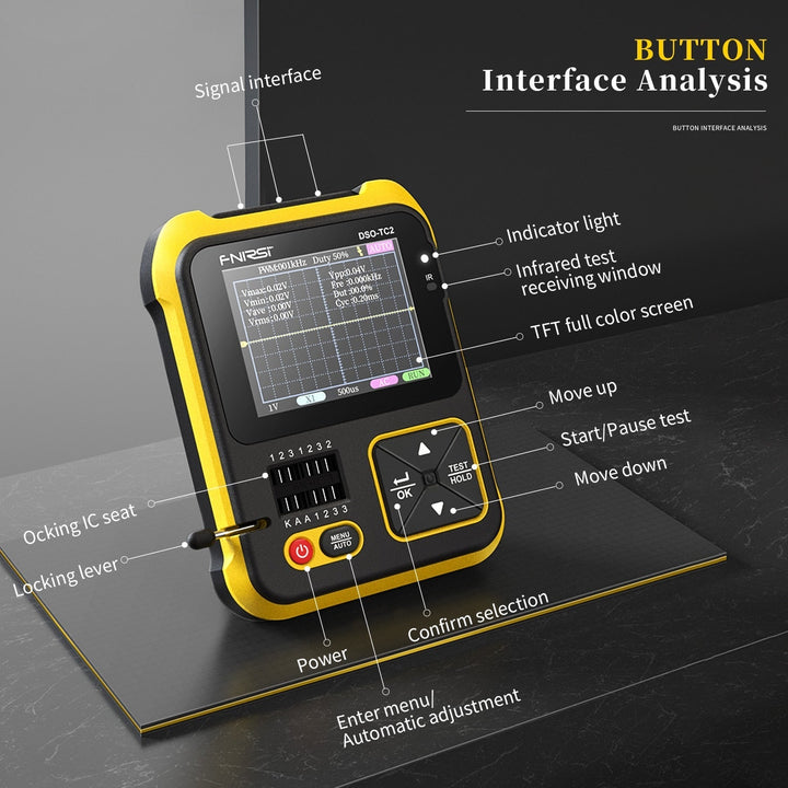 2-i-1 Volt Sjekk Digital Kompakt Transistor | Luvikno