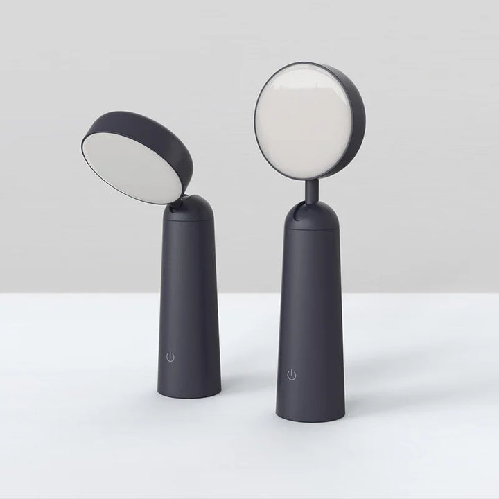 Luvikno | Moderne Svart Bordlampe med Gyldne Detaljer – Luksuriøs LED-belysning