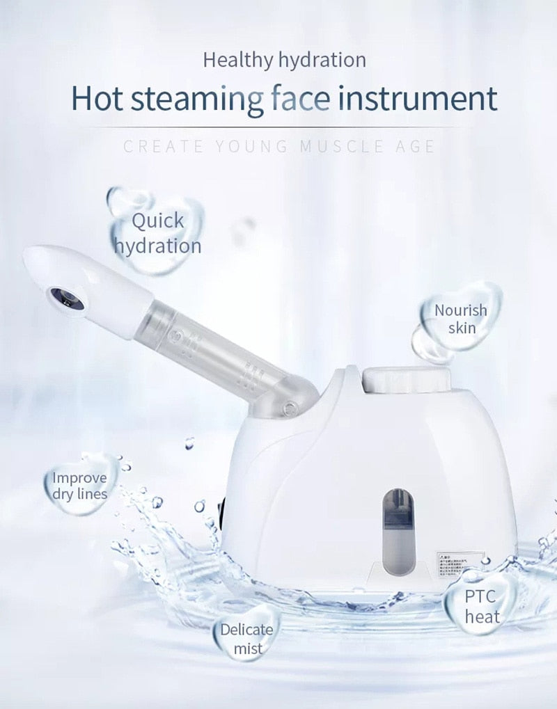 Home Spa Mist Humidifier Facial Steamer | Luvikno