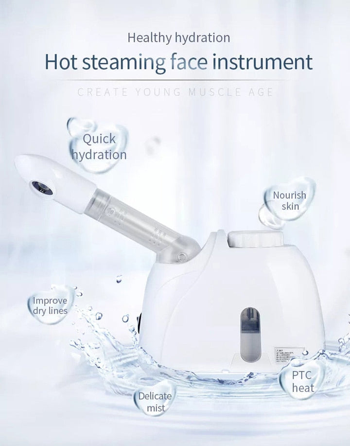 Home Spa Mist Humidifier Facial Steamer | Luvikno