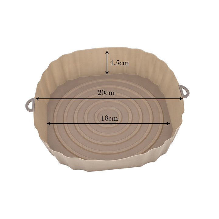 SiliconFry Tray – Gjenbrukbar Airfryer Mold for Oppvaskmaskin Luvikno