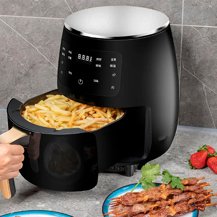 Airfryer 3.5 Liter (lite fett: Grilling, Baking, Steking og Fritering) | Luvikno