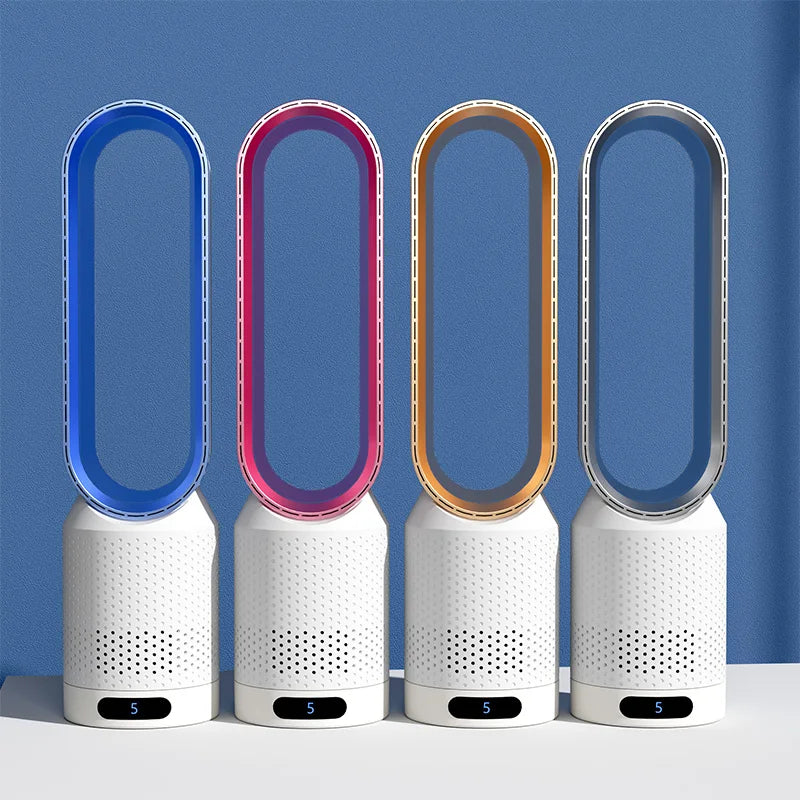 Luvikno | Climora Silent Air Cooler | 3-i-1 Kjøling, Rensing & Forfriskning med 90° Olasjon