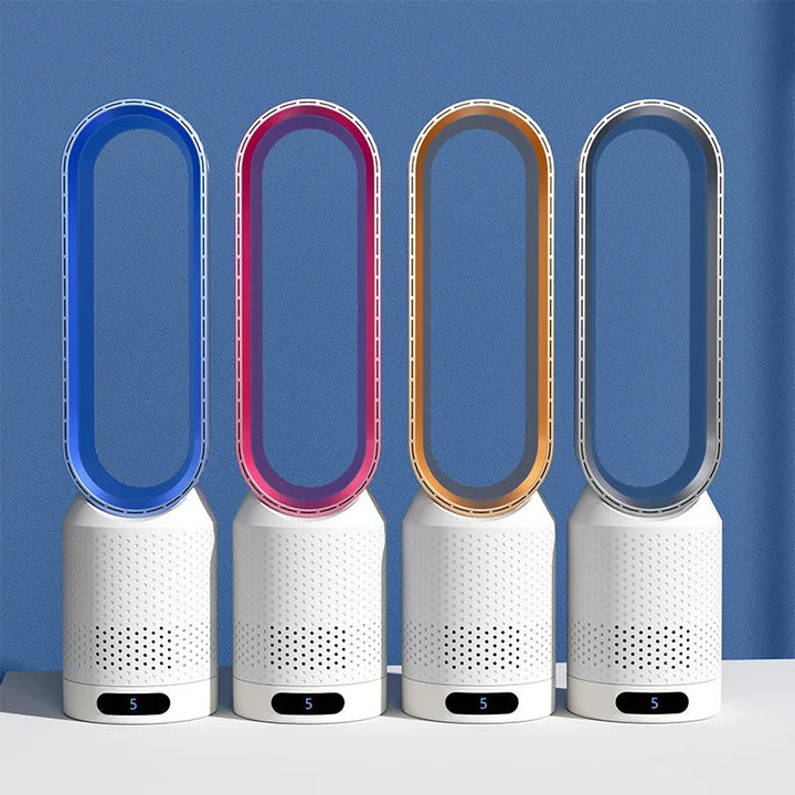 Luvikno | Climora Silent Air Cooler | 3-i-1 Kjøling, Rensing & Forfriskning med 90° Olasjon