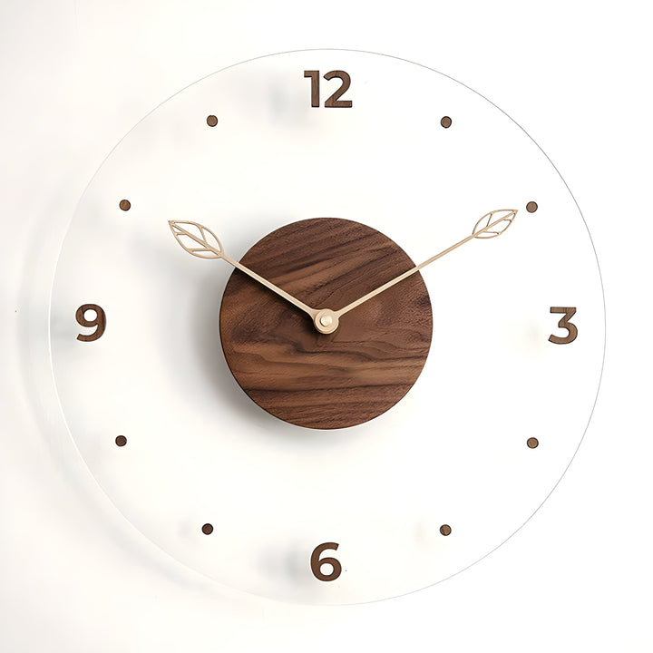Minimalistisk, stille veggklokke med et enkelt design for ethvert rom Luvikno