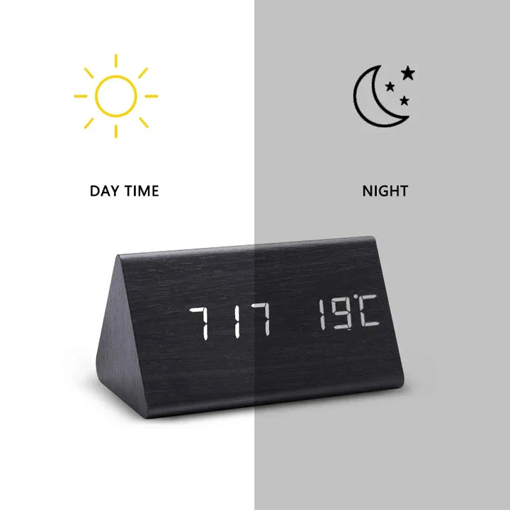 LED Stemme Kontroll Klokke | Luvikno