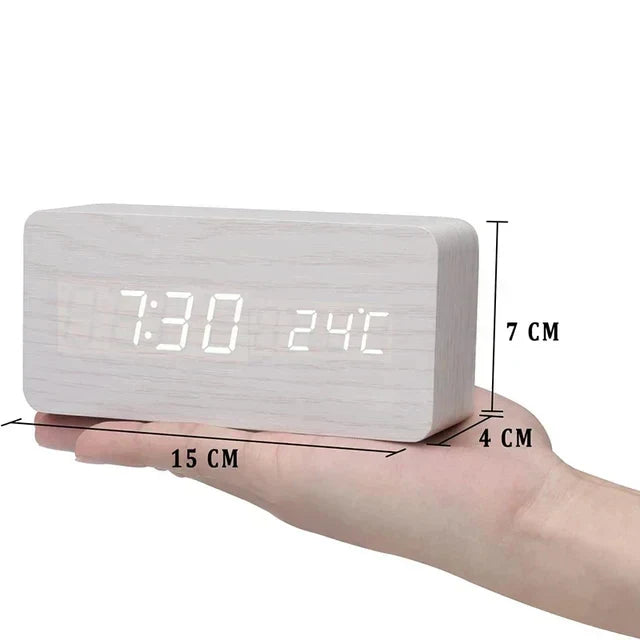 LED Stemme Kontroll Klokke | Luvikno