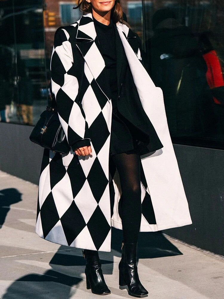 Luvik | Naisille pidempi takki käänteellä syksyyn & talveen