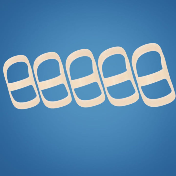 8 Ring Splint – Smertelindring Stabilitet – Vanntett Plast – Daglig Bruk for Fingerbelastning Luvikno