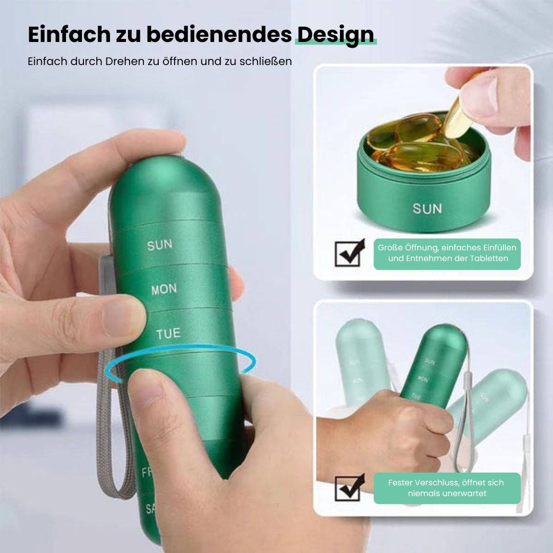 Kompakt Pilleboks Aluminium | Luvikno
