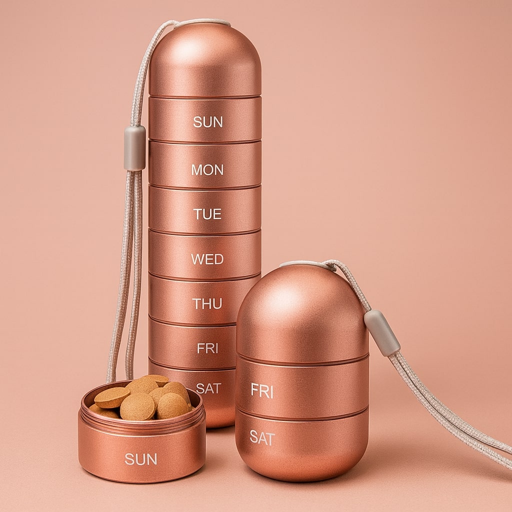 Kompakt Pilleboks Aluminium | Luvikno
