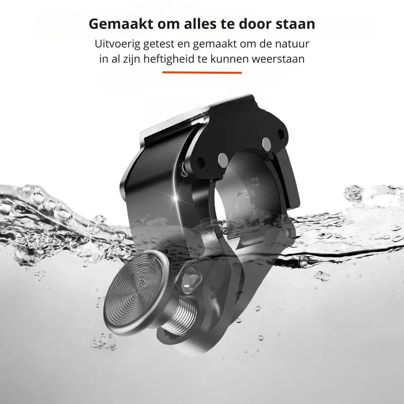 Aluminium sykkelklokke 100 dB lys | Luvikno