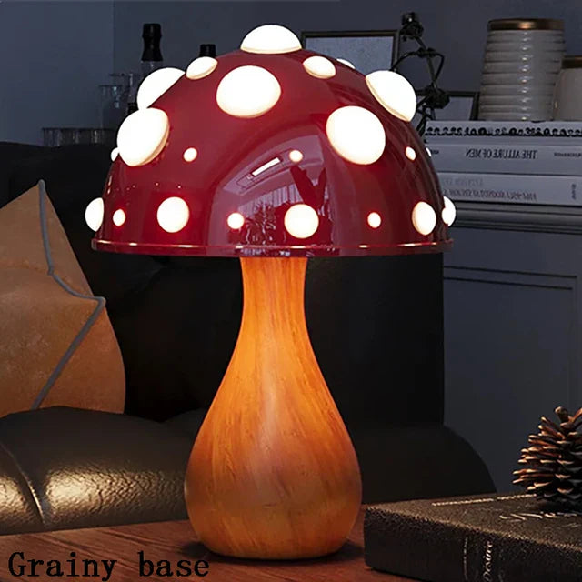 Mushroom Lamp – Retro LED Bordlampe i Sopdesign for Koselige Innendørsrom | Luvikno