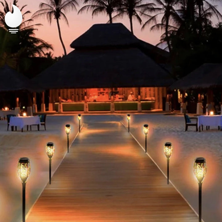SolarGlow Hagebelysning – Elegant Hagebelysning LED Luvikno
