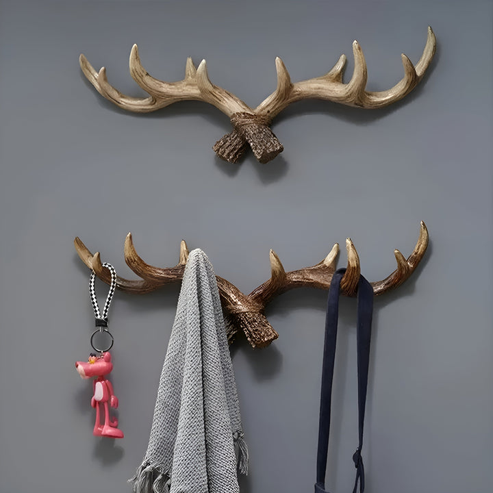 Antler Vegghook – Retro Design for Kåper og Jakker | Dekorativ Kåpehenger | Luvikno