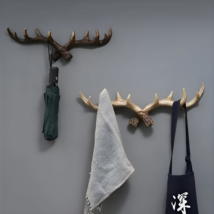 Antler Vegghook – Retro Design for Kåper og Jakker | Dekorativ Kåpehenger | Luvikno
