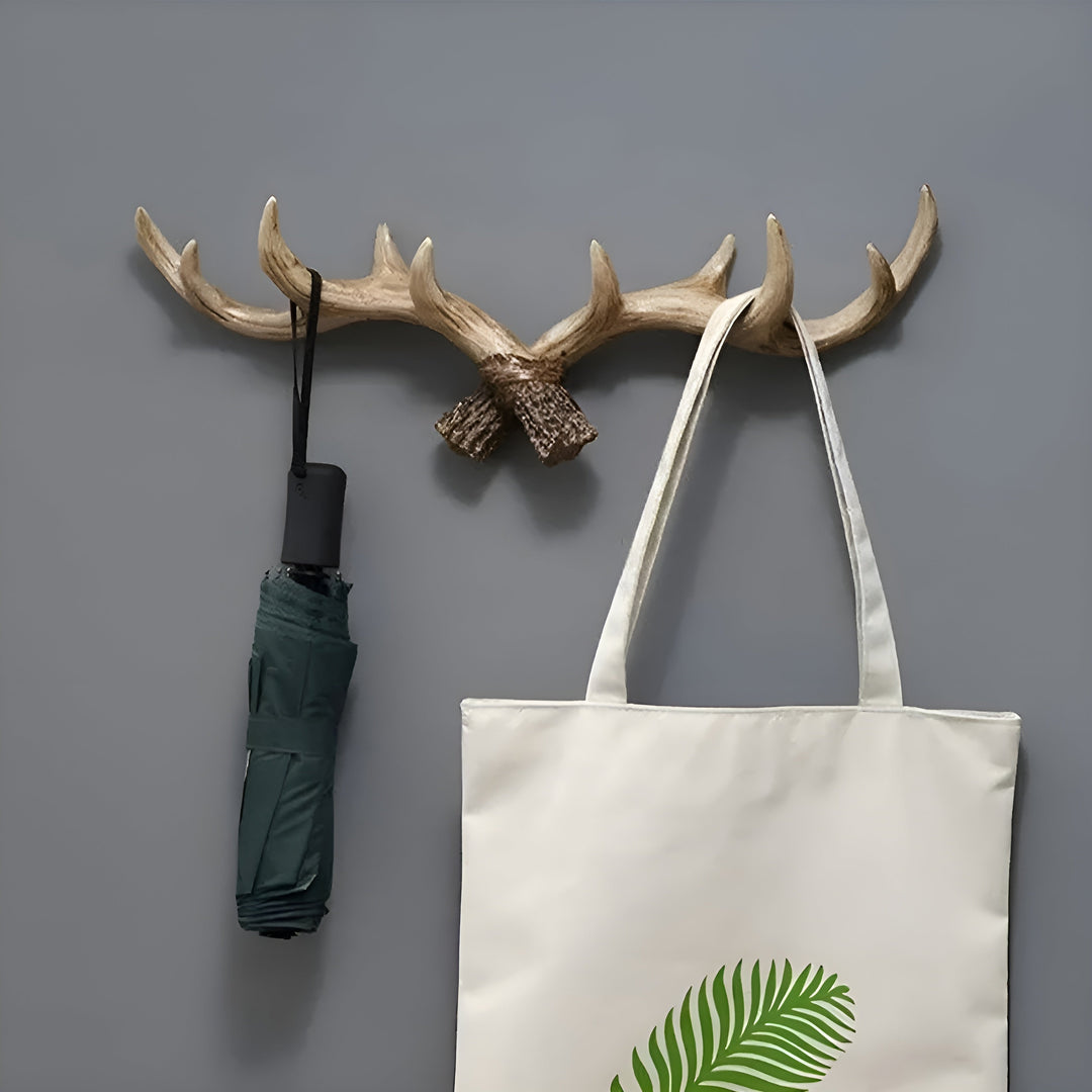 Antler Vegghook – Retro Design for Kåper og Jakker | Dekorativ Kåpehenger | Luvikno