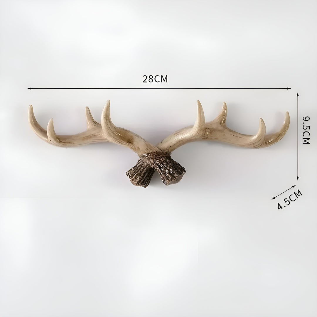 Antler Vegghook – Retro Design for Kåper og Jakker | Dekorativ Kåpehenger | Luvikno