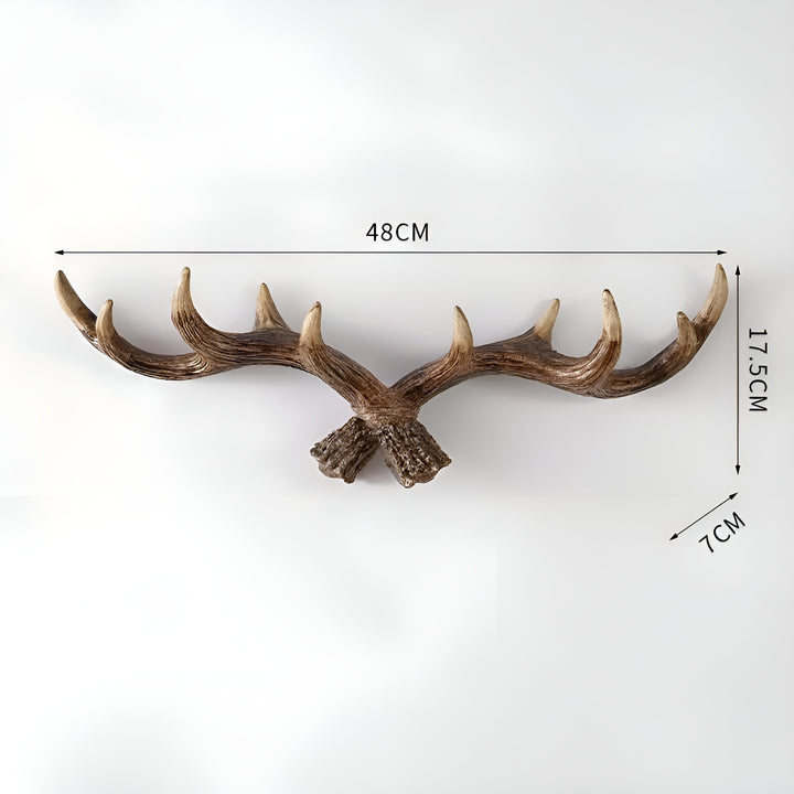 Antler Vegghook – Retro Design for Kåper og Jakker | Dekorativ Kåpehenger | Luvikno