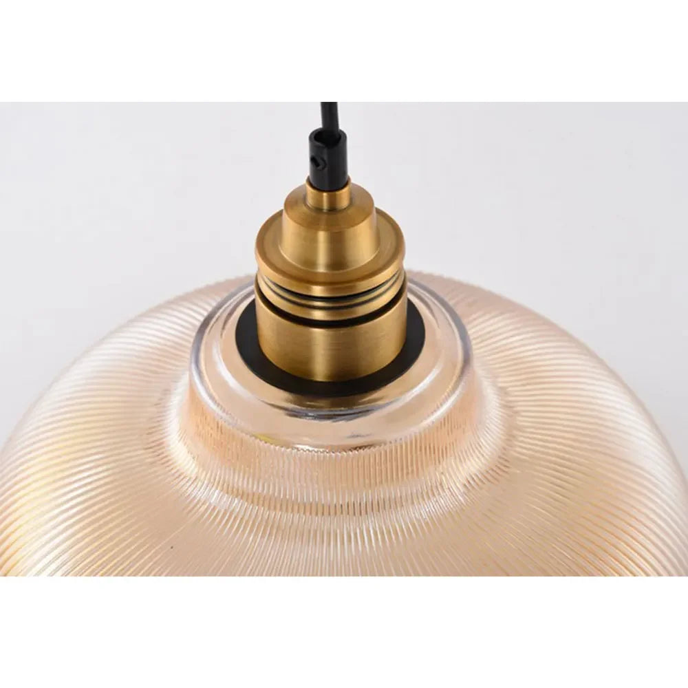 Luksus Glass Pendant Lamps | Moderne Belysning for Stue, Spisestue & Soverom | E27 LED Kompatibel | Luvikno