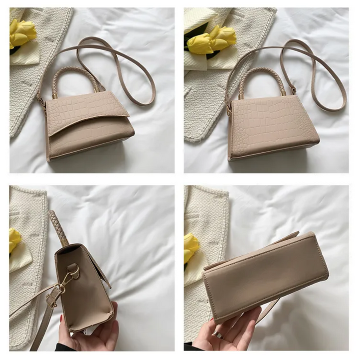 Style fjær Kvinners Håndveske laget av PU-lær med Crossbody reim | Luvikno