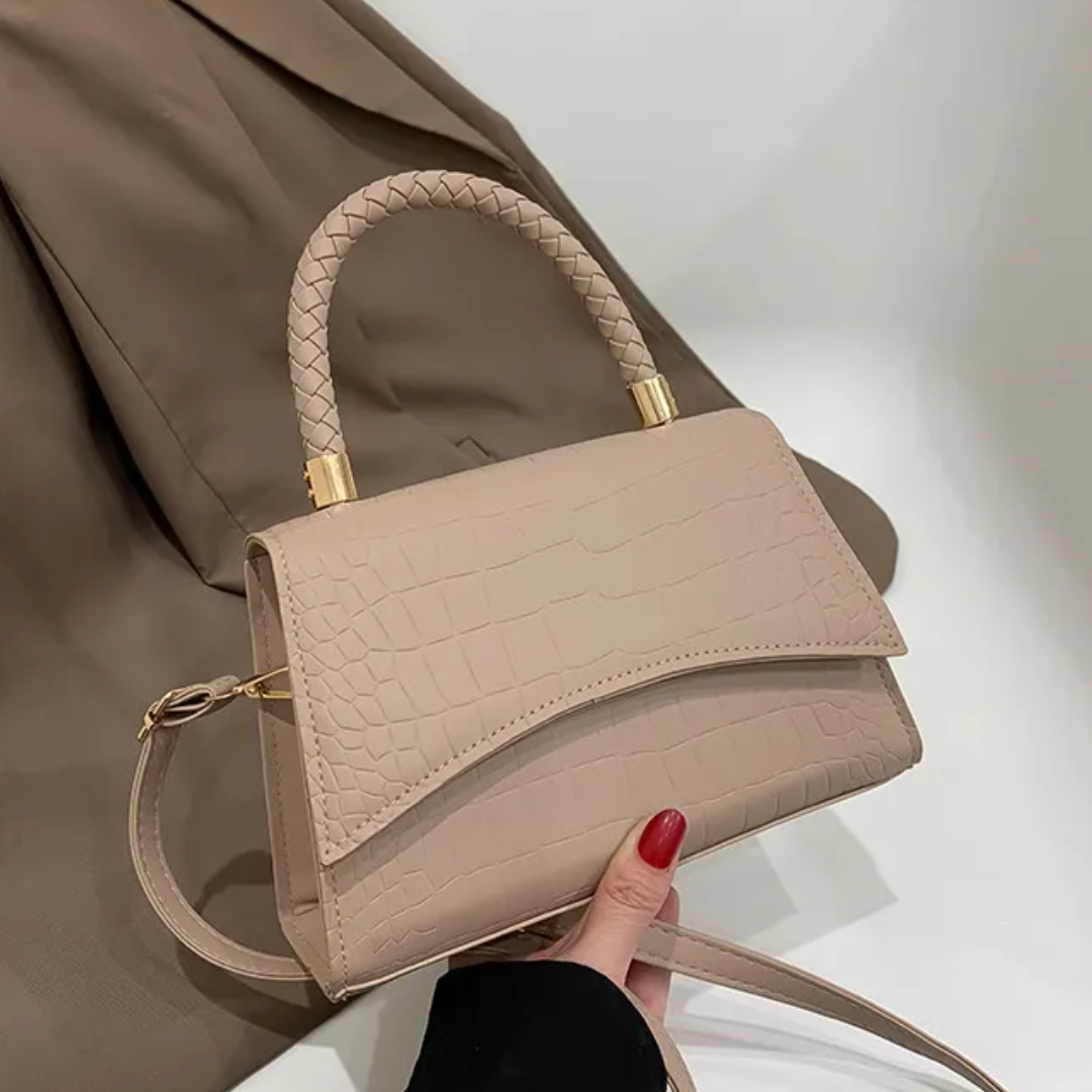 Style fjær Kvinners Håndveske laget av PU-lær med Crossbody reim | Luvikno