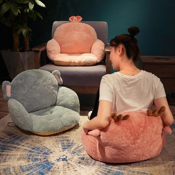 Animal Plush Seat Cushion | Luvikno